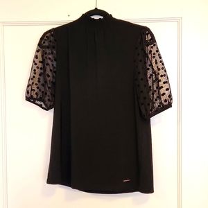 Black Anne Klein Top